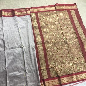 NEW Sari with Zari work